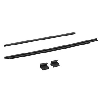 Rampage® - Black Diamond Tailgate Tonneau Bar Kit with Retainer Clips