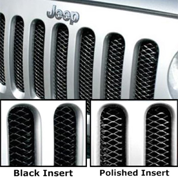 Rampage® - Gloss Black Powder Coated Mesh Main Grille