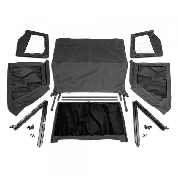 Rampage® 109435 - Black Diamond Frameless Soft Top Kit