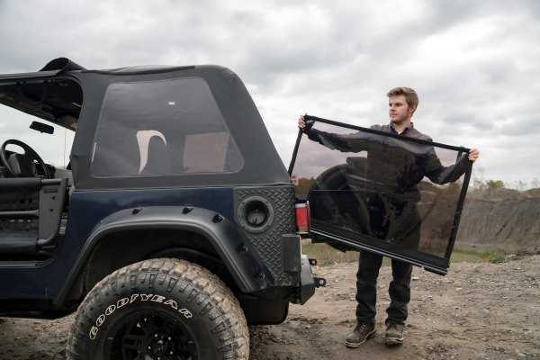 Rampage® 109735 - Black Diamond Frameless Soft Top Kit