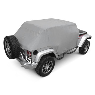Rampage® - Waterproof Gray Cab Cover with Door Flaps