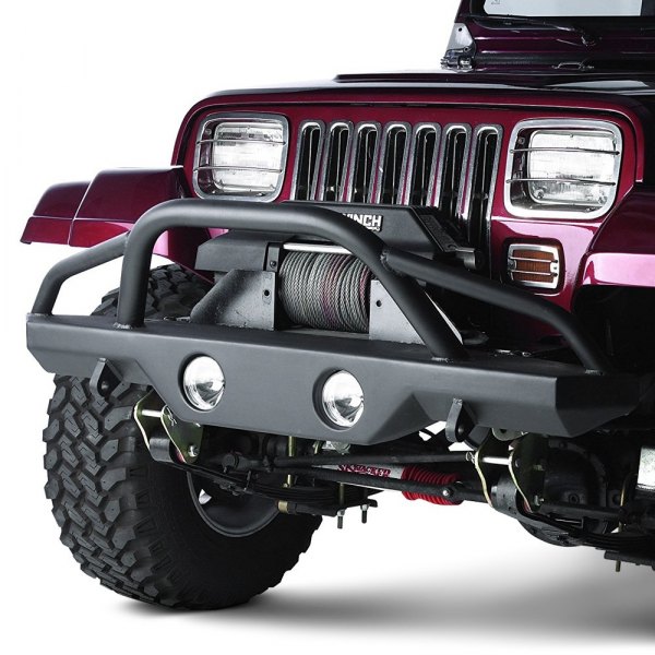 Rampage® - Recovery Mid Width Front HD Textured Black Bumper