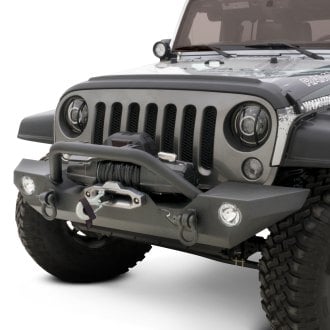 2014 Jeep Wrangler Custom 4x4 Off-Road Steel Bumpers – CARiD.com