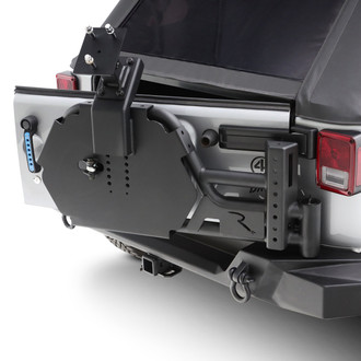 Rampage® - TrailGuard™ Black Powder Coated Tire Carrier