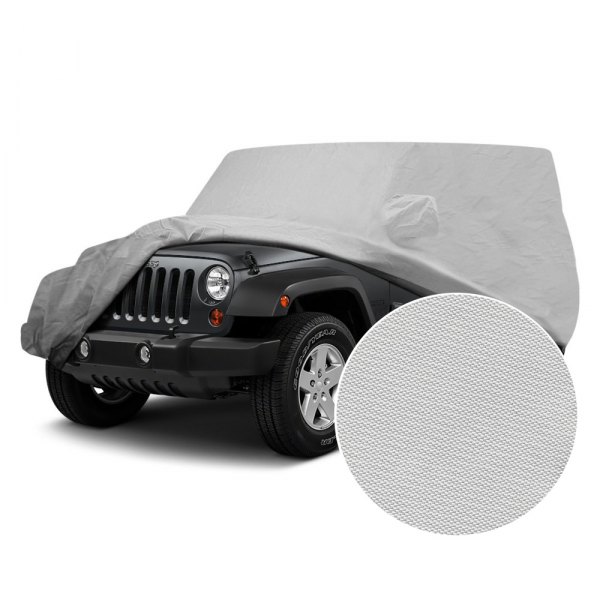  Rampage® - Silver Custom Fit 4-Layer Breathable Car Cover