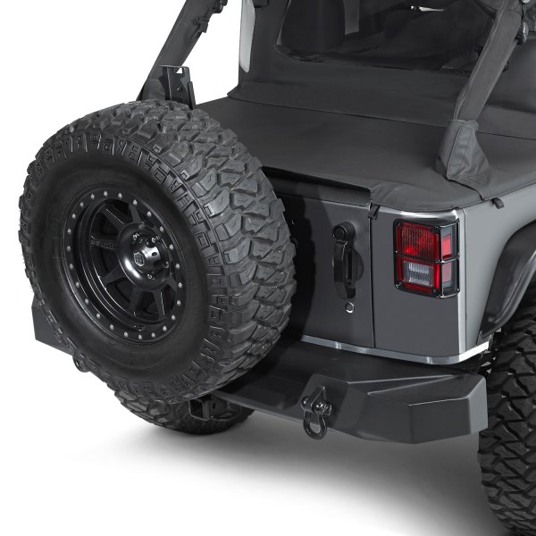  Rampage® - TrailGuard™ Full Width Rear HD Black Bumper