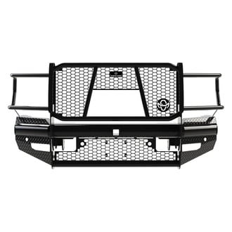 Ranch Hand® - Legend Series Full Width Black Powder Coated Front HD Bumper with Full Grille Guard