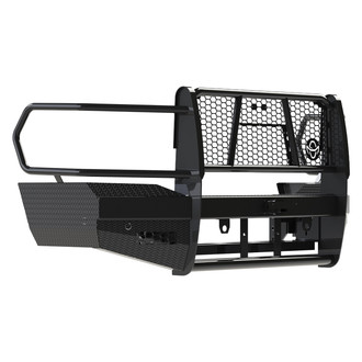 Ranch Hand® - Sport Series Full Width Black Powder Coated Front Winch HD Bumper with Full Grille Guard