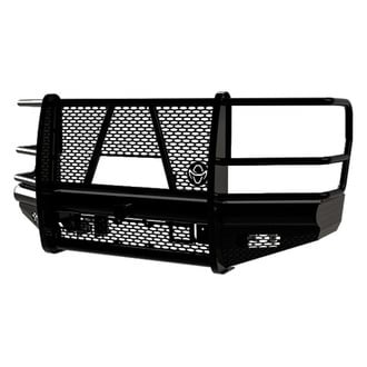 Ranch Hand® - Legend Series Full Width Black Powder Coated Front HD Bumper with Full Grille Guard