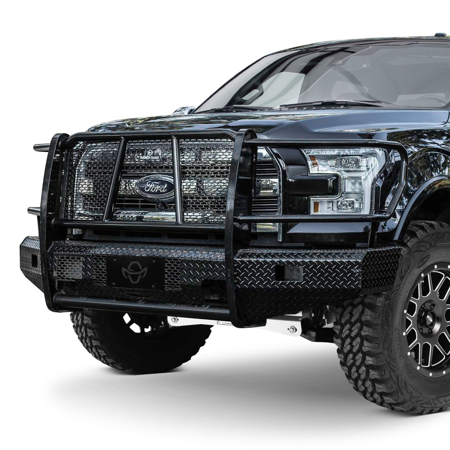 Ranch Hand® - Summit Series Full Width Front HD Bumper with Brush Guard