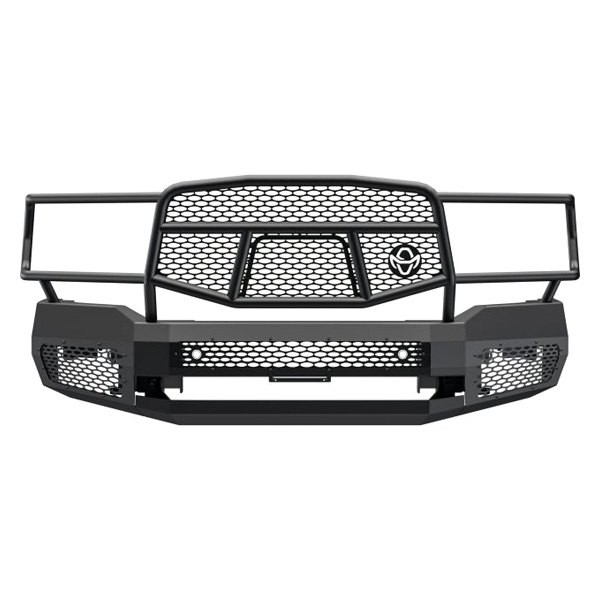 Ranch Hand® - Midnight Series Full Width Front HD Black Powder Coated Bumper