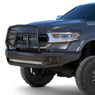 Ranch Hand® - Midnight Series Full Width Front HD Winch Bumper with Grille Guard