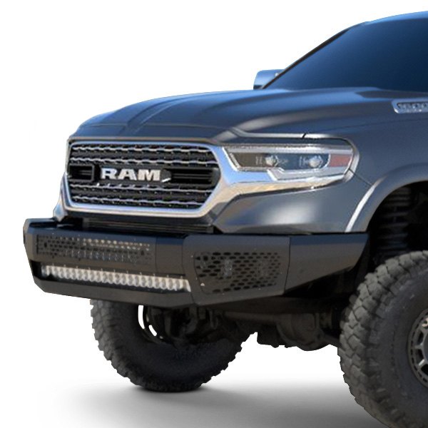 Ranch Hand Ram 1500 New Generation 19 Midnight Series Full Width Black Front Winch Hd Bumper