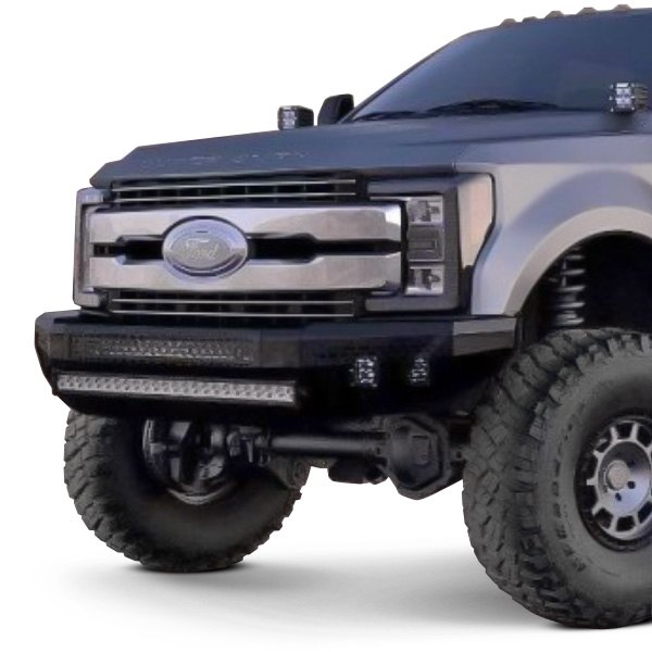 Ranch Hand® - Midnight Series Full Width Front HD Black Powder Coated Bumper