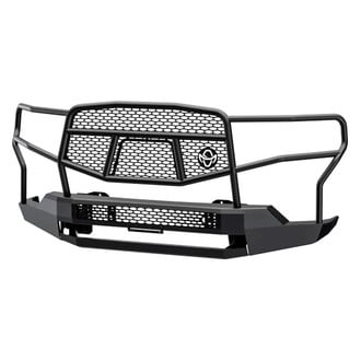 Ranch Hand® - Midnight Series Full Width Black Powder Coated Front HD Bumper with Brush Guard
