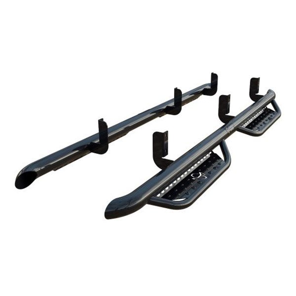 Ranch Hand® - 3" Cab Length Black Round Nerf Step Bars