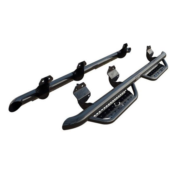 Ranch Hand® - 3" Cab Length Black Round Nerf Step Bars