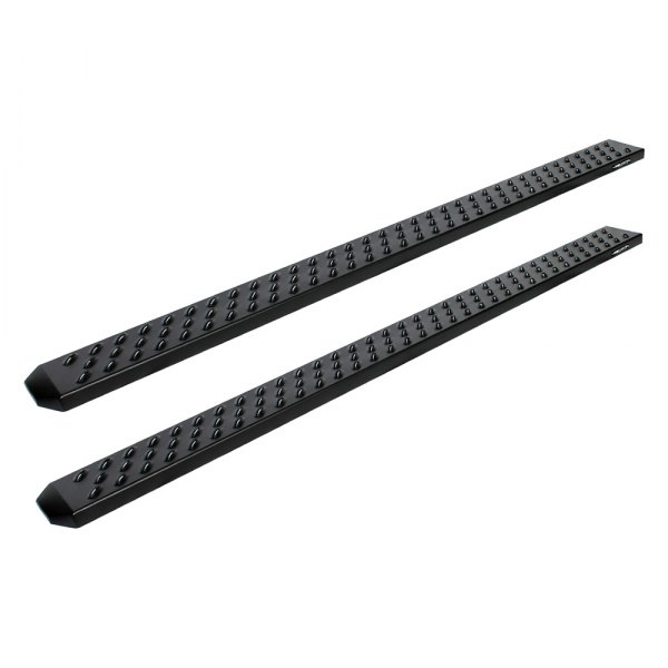 Raptor Series® - 6.5" Sawtooth Slide Track Series Black Running Boards