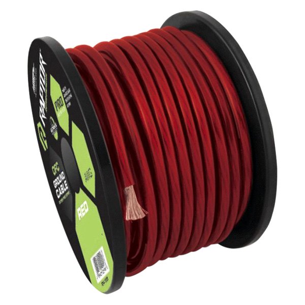 Raptor® - Pro Series 4 AWG Single 100' Red Stranded GPT Power Cable