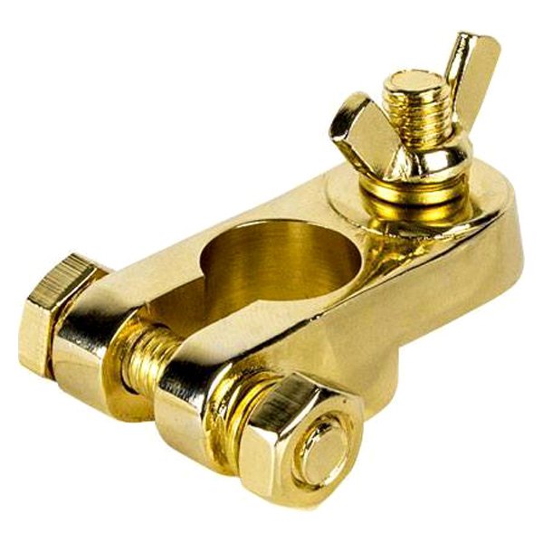 Raptor® - MID Series 5/16" Wing Nut Gold Plated Negative Battery Terminal
