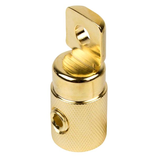 Raptor® - Mid Series 1/0 Gauge Uninsulated Gold Plated Heavy Duty Ring Terminal