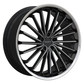 RAVETTI® - M14 Black with Milled SS Lip
