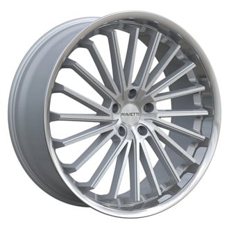 RAVETTI® - M14 Silver with Brushed SS Lip