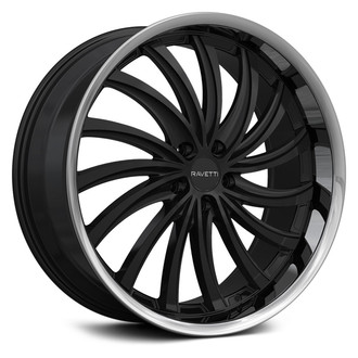 RAVETTI® - M15 Full Gloss Black with SS Lip