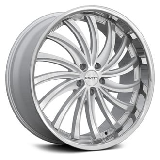 RAVETTI® - M15 Silver with Brushed SS Lip