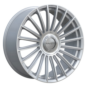 RAVETTI® - M17 Silver with Brushed Accents