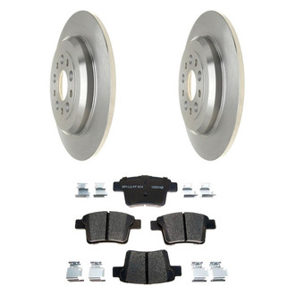 Raybestos® - R-Line™ Plain Rear Brake Kit with Ceramic Pads
