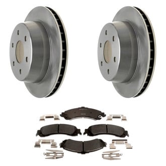 Raybestos® - R-Line™ Plain Rear Brake Kit with Ceramic Pads