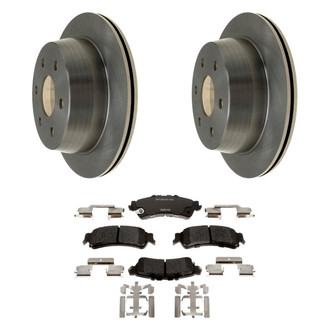 Raybestos® BNDL-1269-31017125 - R-Line™ Plain Rear Brake Kit with Semi-Metallic Pads