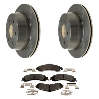 Raybestos® - R-Line™ Plain Rear Brake Kit with Ceramic Pads