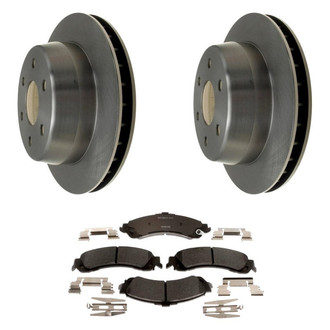 Raybestos® - R-Line™ Plain Rear Brake Kit with Ceramic Pads