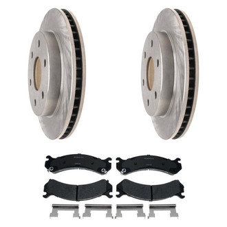 Raybestos® - R-Line™ Plain Front Brake Kit with Ceramic Pads