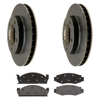 Raybestos® - R-Line™ 1-Piece Brake Kit with Semi-Metallic Brake Pads