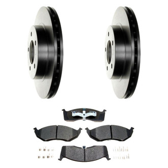 Raybestos® - R-Line™ Plain Front Brake Kit with Ceramic Pads