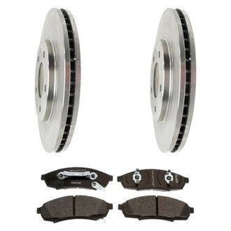 Raybestos® - R-Line™ Plain Front Brake Kit with Ceramic Pads