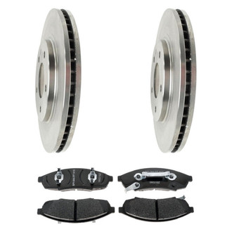 Raybestos® BNDL-1269-31017189 - R-Line™ Plain Front Brake Kit with Semi-Metallic Pads