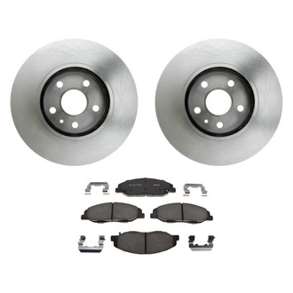 Raybestos® - R-Line™ Plain Front Brake Kit with Ceramic Pads