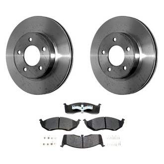 Raybestos® - R-Line™ Plain Front Brake Kit with Ceramic Pads