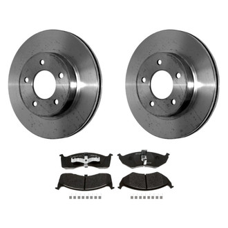 Raybestos® - R-Line™ Plain Brake Kit with Semi-Metallic Pads
