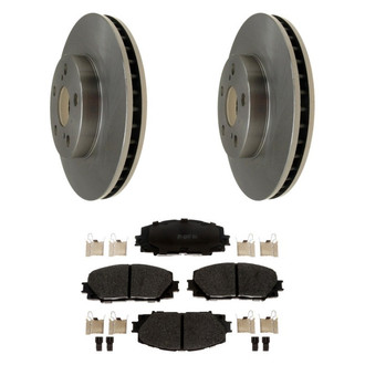 Raybestos® - R-Line™ 1-Piece Brake Kit with Ceramic Brake Pads