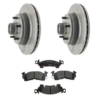 Raybestos® BNDL-1269-31017291 - R-Line™ Plain Front Brake Kit with Ceramic Pads
