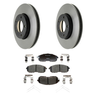 Raybestos® - R-Line™ Plain Front Brake Kit with Ceramic Pads