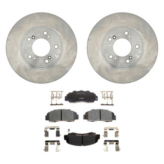 Raybestos® - R-Line™ Plain Front Brake Kit with Ceramic Pads