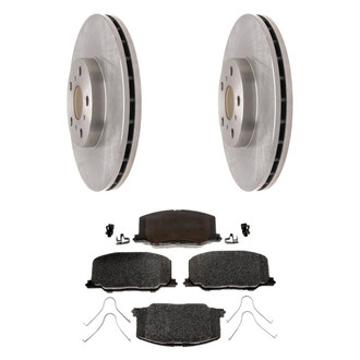 Raybestos® - R-Line™ 1-Piece Brake Kit with Semi-Metallic Brake Pads