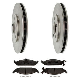 Raybestos® - R-Line™ 1-Piece Brake Kit with Ceramic Brake Pads