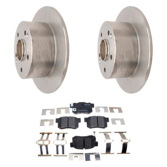 Raybestos® - R-Line™ Plain Rear Brake Kit with Ceramic Pads